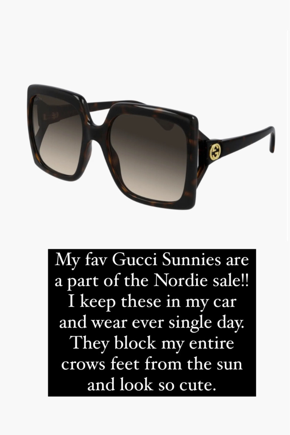 Gucci sunglasses on the Nordstrom Sale! 
Nordie sale 
Nordstrom sale 
Sunglasses 
Designer sunglasses 

#LTKStyleTip #LTKxNSale #LTKSaleAlert