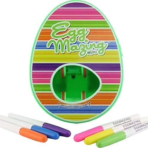 The EggMazing Easter Egg Mini Decorator Kit Arts and Crafts Set - Includes Egg Decorating Spinner an | Amazon (US)