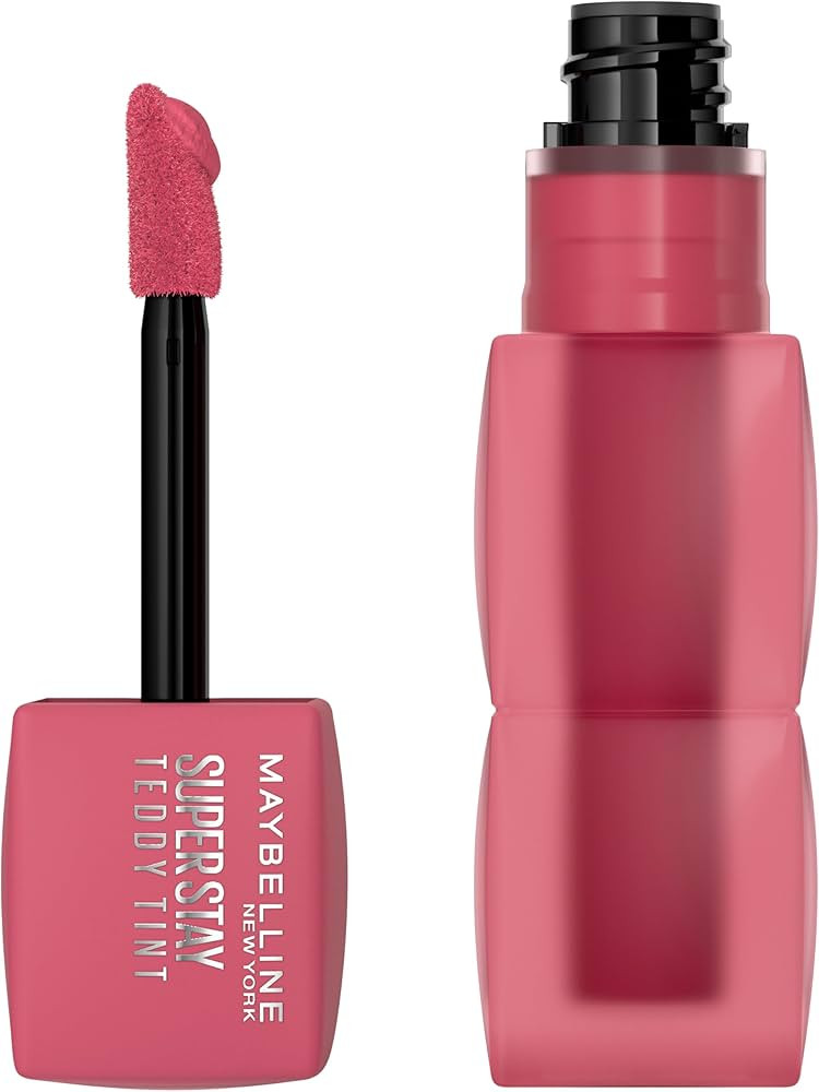 MAYBELLINE Super Stay Teddy Lip Tint, Long Lasting Matte Lipstick for Up To 12HR Wear, Endgame, 1... | Amazon (US)