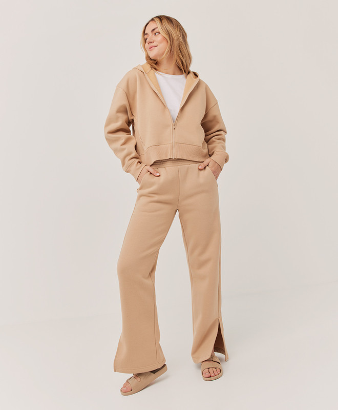 courtside zip hoodie | Pact Apparel