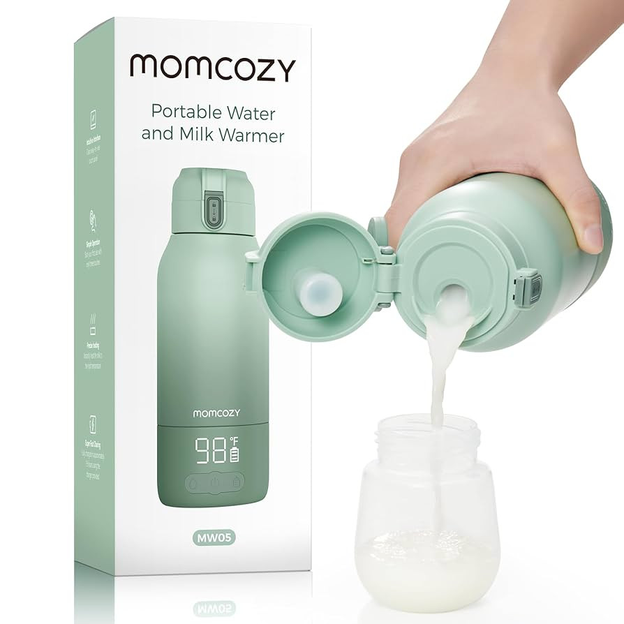 Momcozy Portable Milk Warmer for Travel – Dual Heating Modes for Breast Milk & Water, Portable ... | Amazon (US)