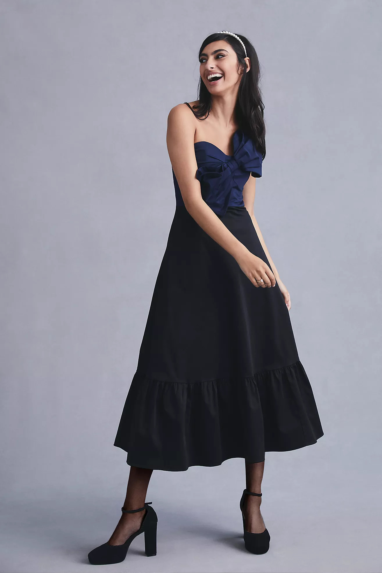 Bow-Tie Maxi Dress | Anthropologie (US)