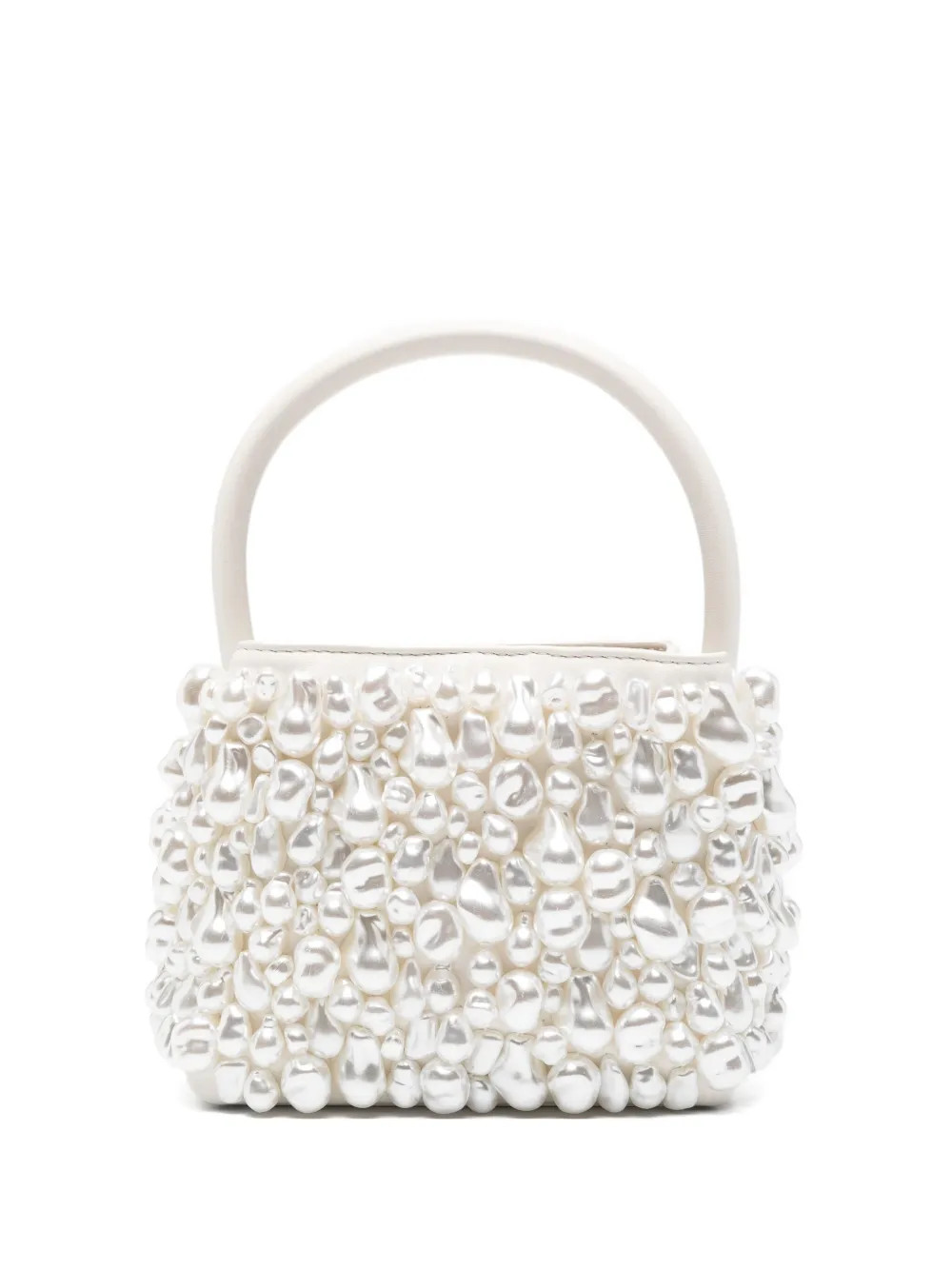 Cult Gaia Borsa Tote Solene Con Perle e Manico | Bianco | FARFETCH IT | Farfetch Global