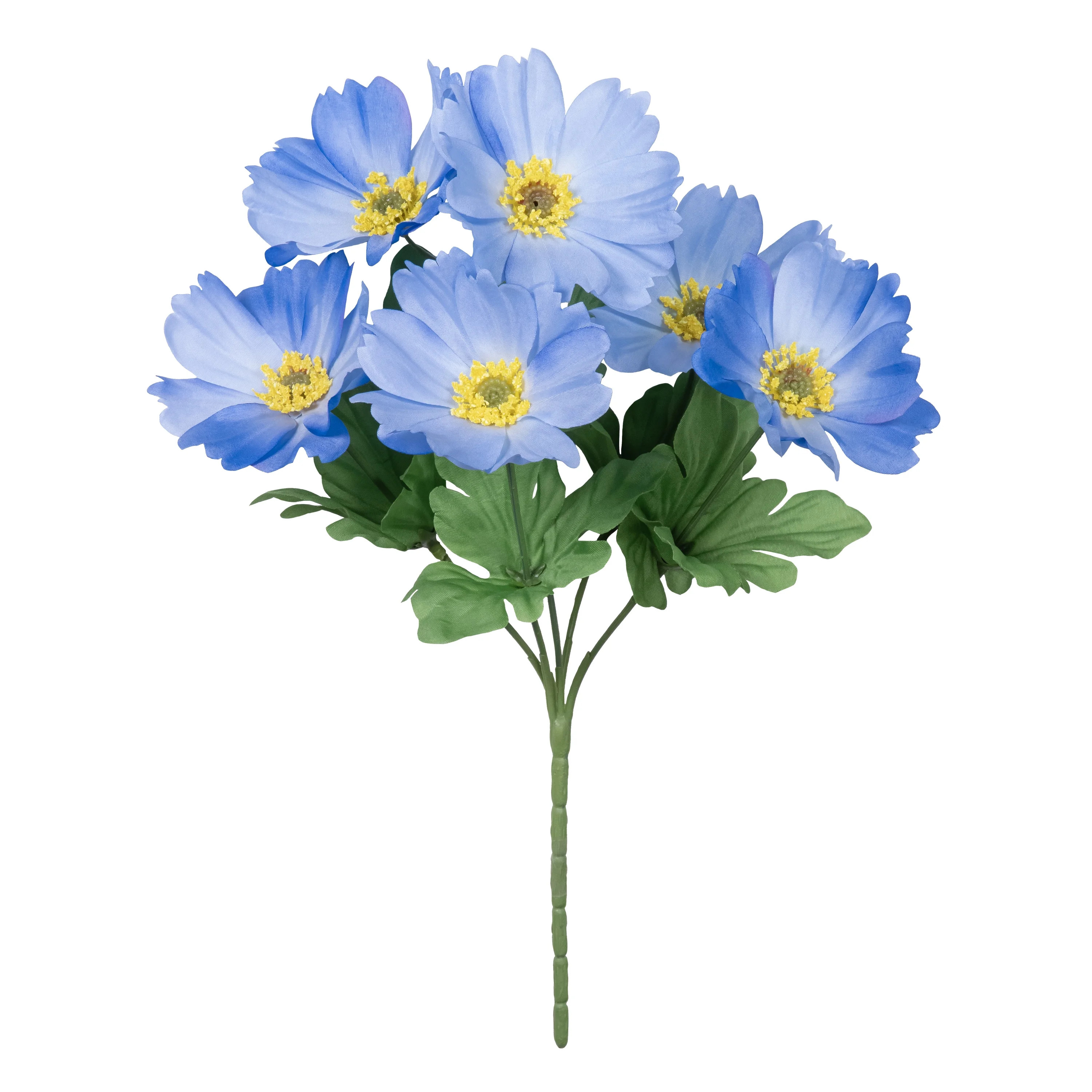 12.5" Artificial Silk Blue Cosmo Spring Pick, for Indoor Use, by Mainstays | Walmart (US)