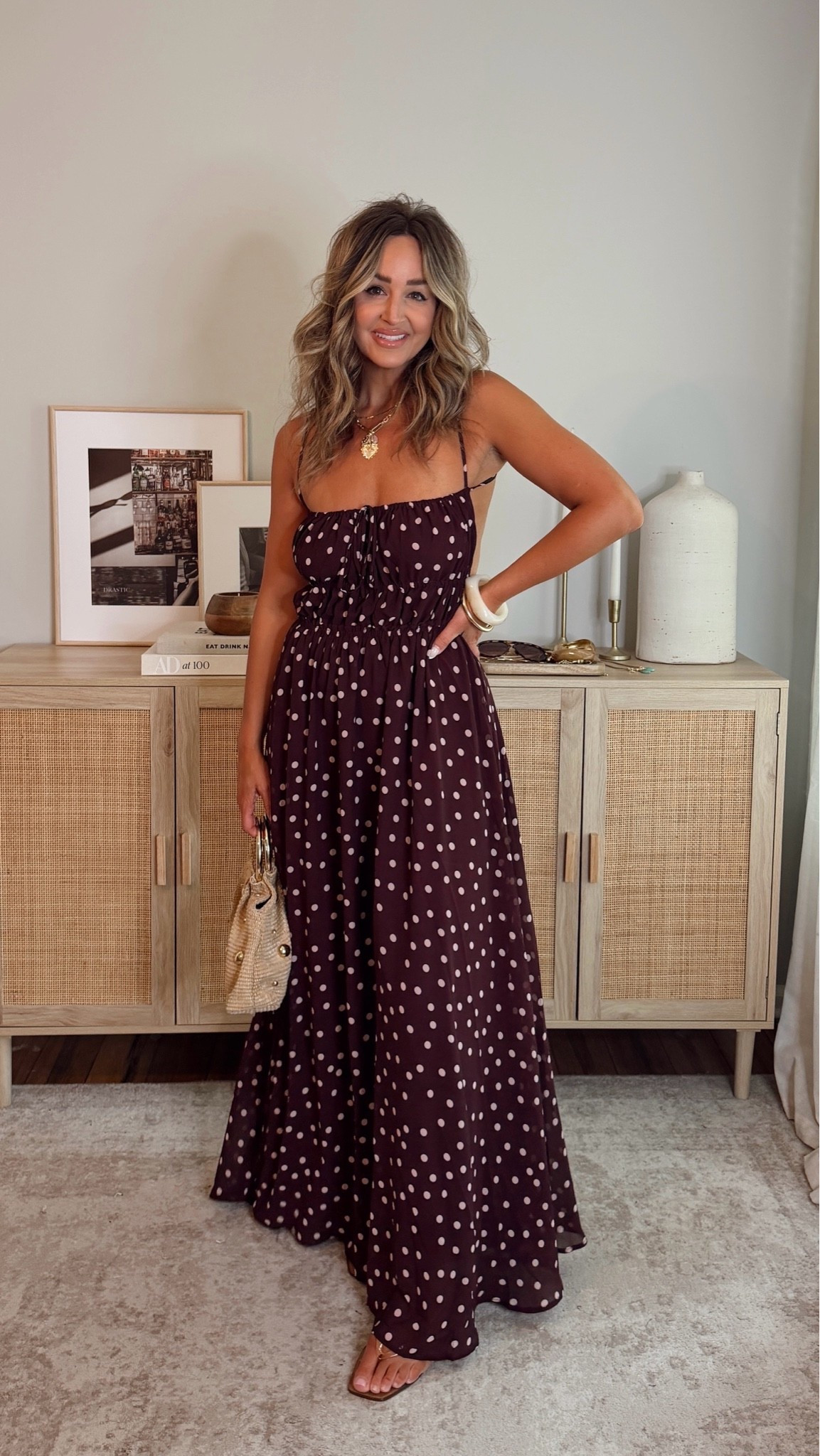 35% off with LEANN35, if expired use code LEANN30 GORGEOUS polka dot dress! flowy, flattering & perfect for summer! it’s back less + best worn with pasties. i’m in a size S. @VICI

#LTKootd