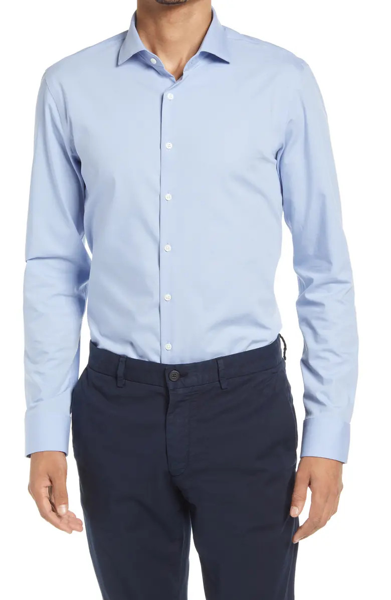Nordstrom Tech-Smart Extra Trim Fit Dress Shirt | Nordstrom | Nordstrom