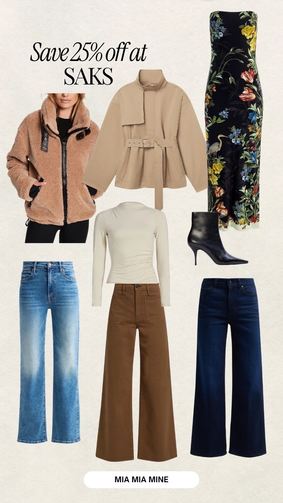 Saks friends and family sale!
Save 25% off Sam coats, frame and mother jeans, fall dresses

#LTKOver40 #LTKSeasonal #LTKSaleAlert