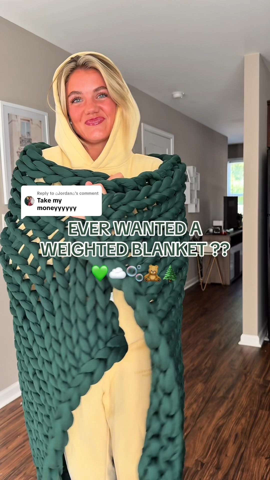 20LBS BLANKET!!🧸☁️

#LTKFamily #LTKSaleAlert #LTKHome