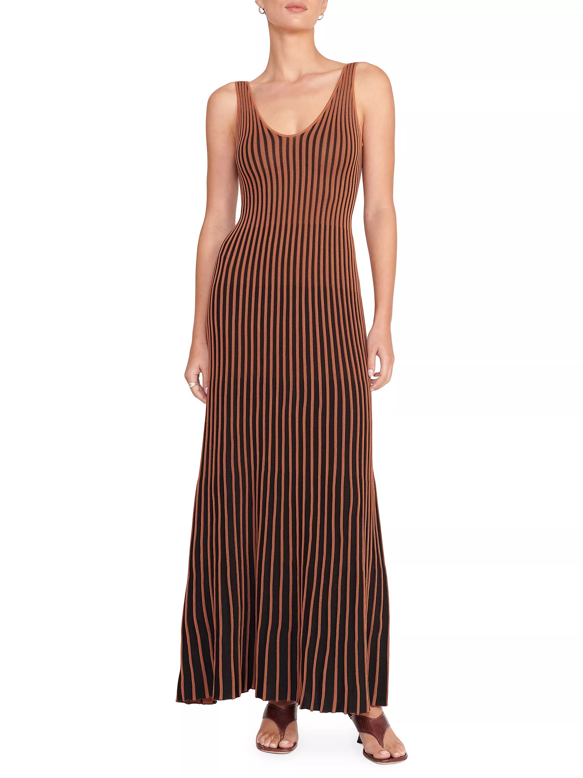 Claretta Striped Knit Maxi Dress | Saks Fifth Avenue