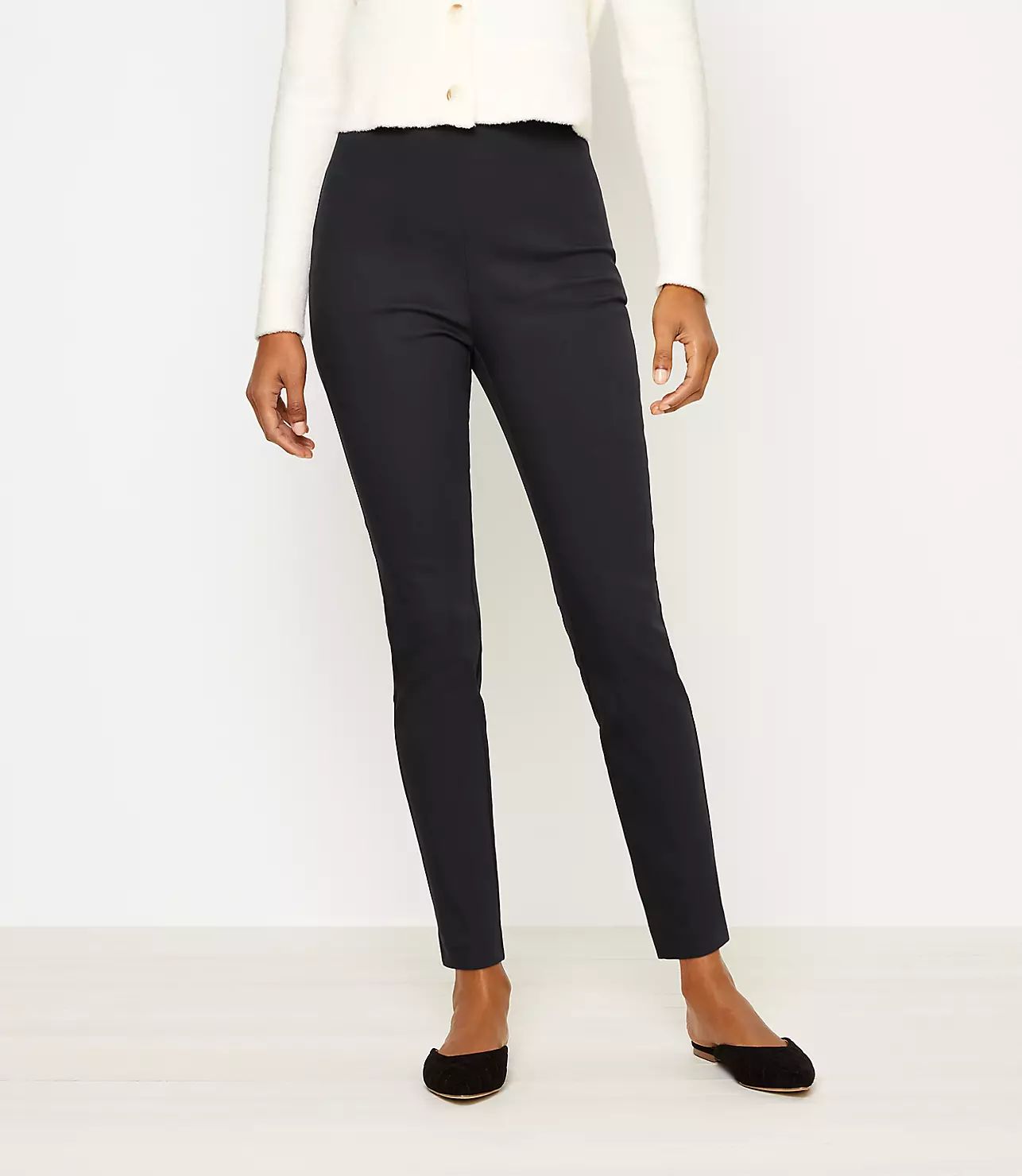 Side Zip High Waist Skinny Leggings | LOFT