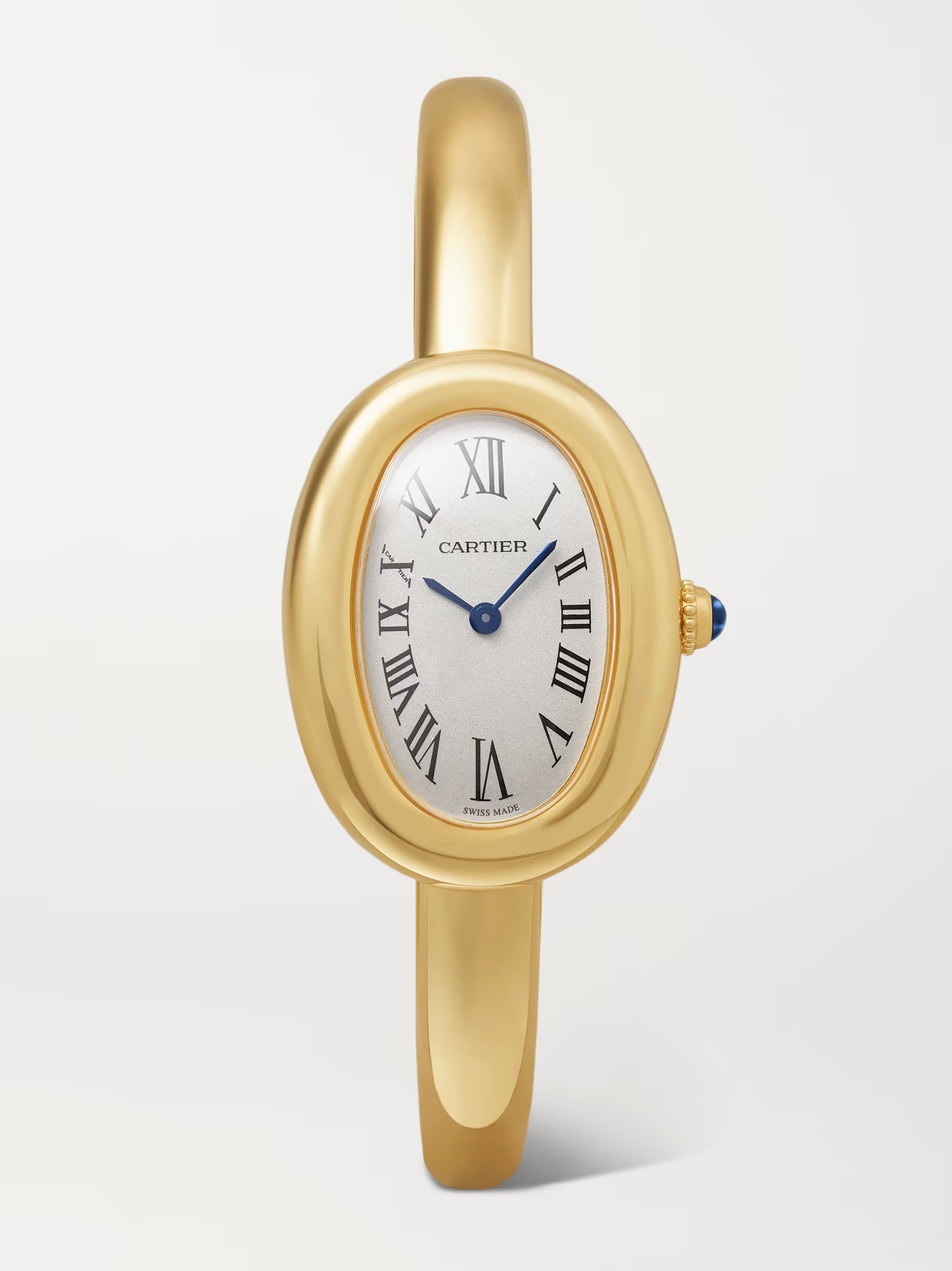 Cartier - Baignoire 23.1mm Small 18-karat Gold Watch - White | NET-A-PORTER (US)