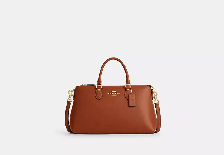 Coach Outlet Georgia Satchel Bag - Beige | Coach Outlet US