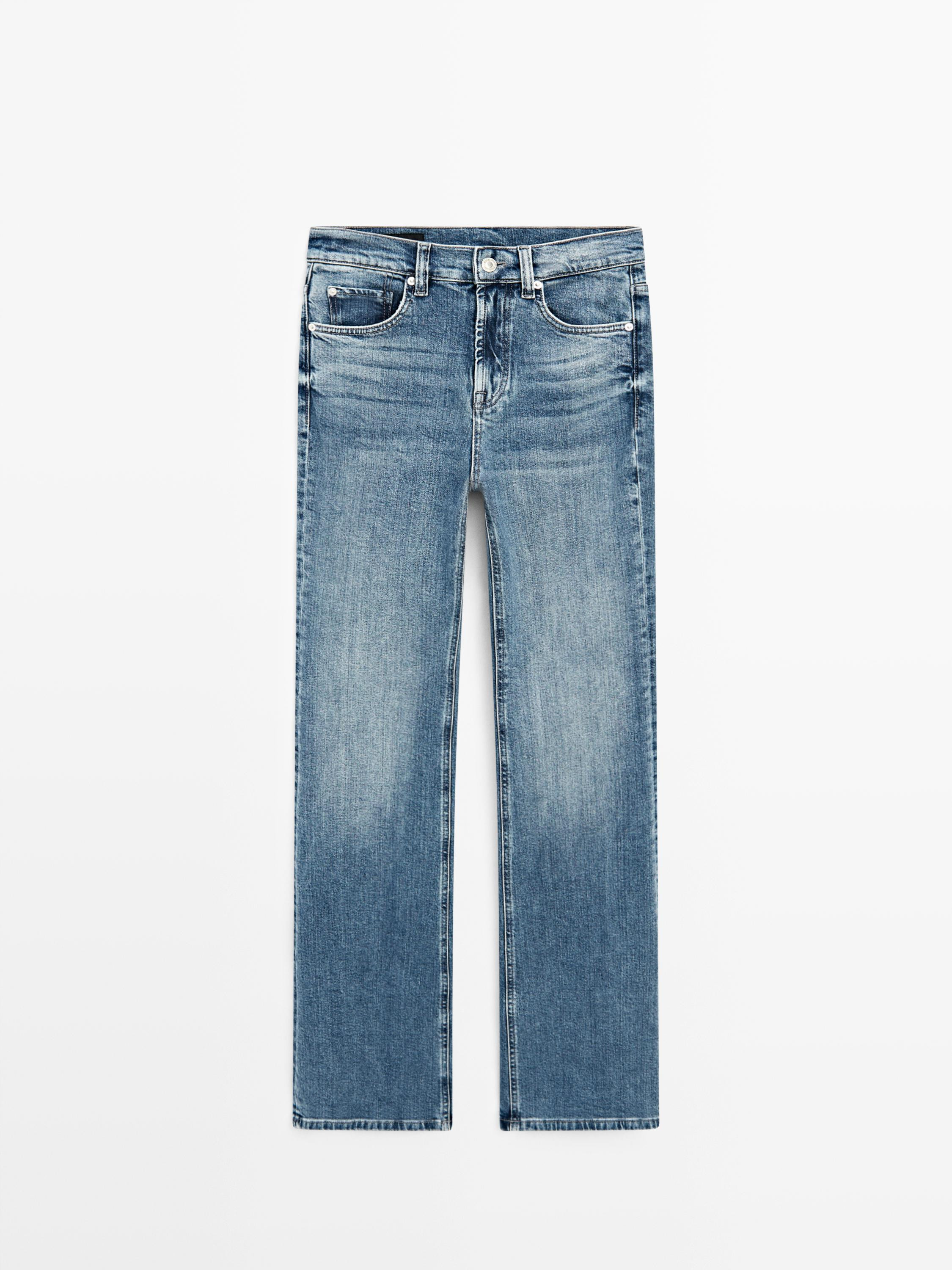 Skinny flare fit jeans | Massimo Dutti UK