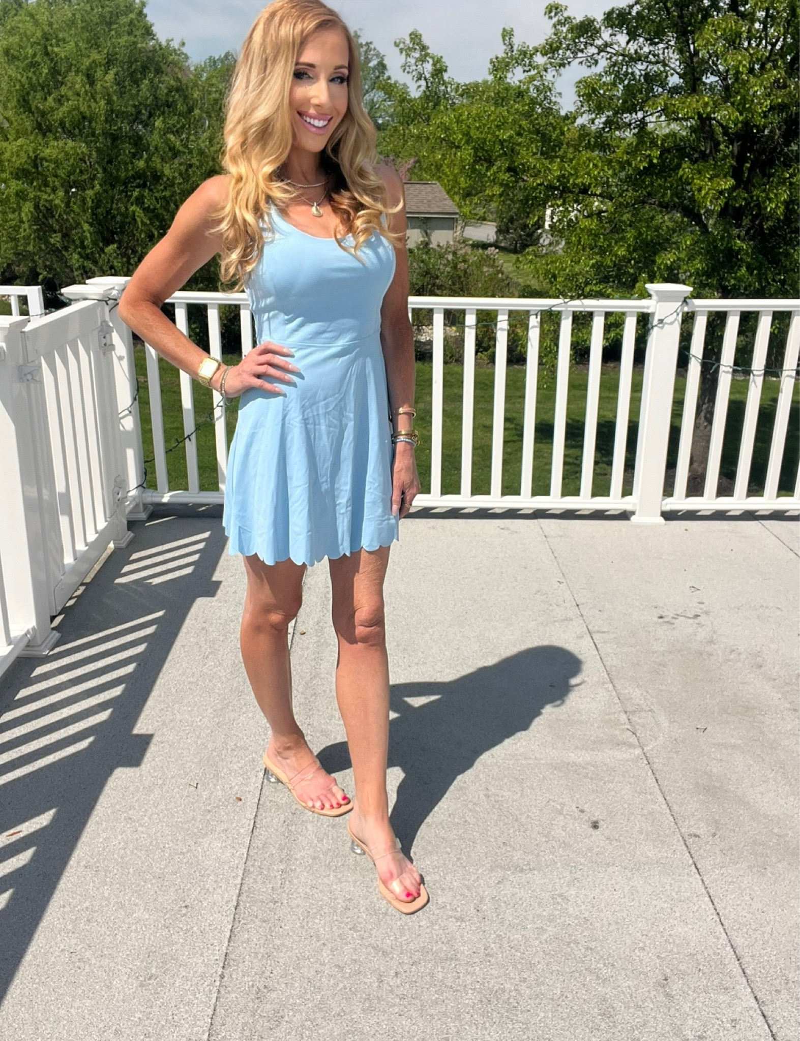 New release pretty blue athleisure tennis dress 🌸💕

#LTKStyleTip #LTKActive #LTKFitness