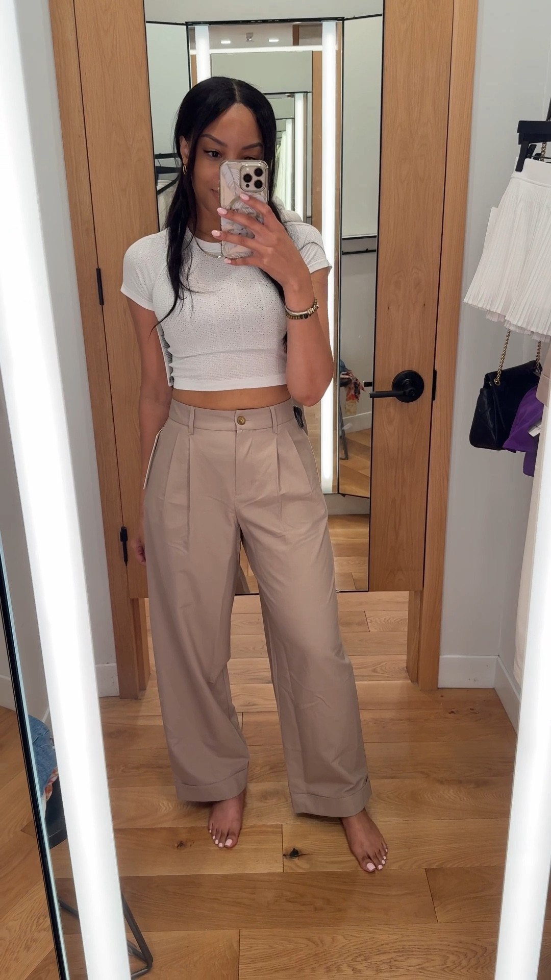 Ok I LOVE the LuluLinen Trouser pants much more than the shorts! I would wear these to work!! Wearing size 26, size XS in Swiftly Pointelle Crop Top

Lululemon, linen pants, linen trousers, workwear, office, lightweight pants, tan trousers 

#LTKStyleTip #LTKFindsUnder100 #LTKWorkwear