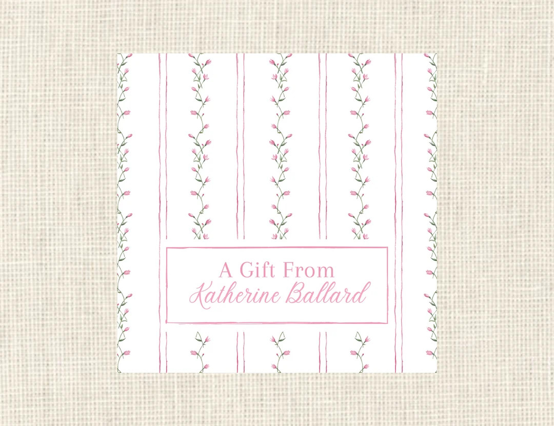 Floral Watercolor Gift Tags - Etsy | Etsy (US)