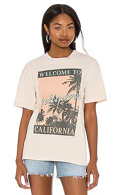 DAYDREAMER x Revolve Welcome to Hollywood Tee in Sand from Revolve.com | Revolve Clothing (Global)