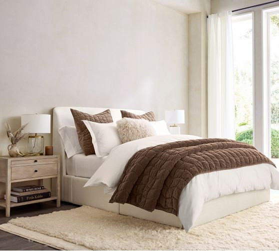 Layton Upholstered Storage Bed | Pottery Barn (US)