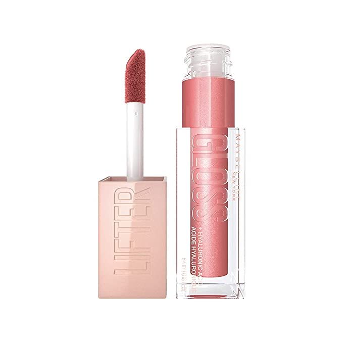 Maybelline New York Lifter Gloss Hydrating Lip Gloss with Hyaluronic Acid, Moon, 0.18 Ounce | Amazon (US)
