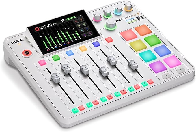 RØDE RØDECaster Pro II All-in-One Production Solution for Podcasting, Streaming, Music Producti... | Amazon (US)