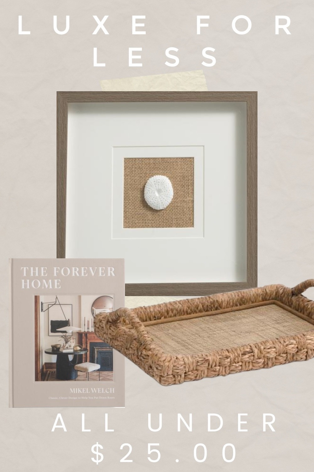 Luxe for less… these neutral, coastal-inspired finds all look high-end, but everything is under $25.

From woven textures to layered frames and styling books, these are the pieces that make a space feel calm, collected, and elevated.

Such an easy way to refresh your home on a budget.

#LTKSeasonal #LTKSaleAlert #LTKHome