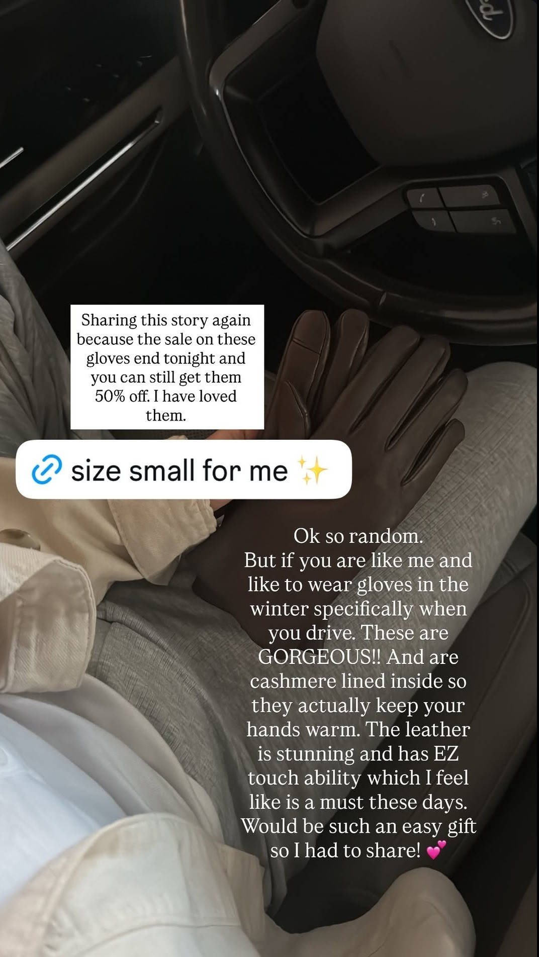 These gloves 😍😍 perfectly cozy and soft, the best driving gloves. They would make such a good gift!

#LTKGiftGuide #LTKmomlife #LTKFindsUnder50