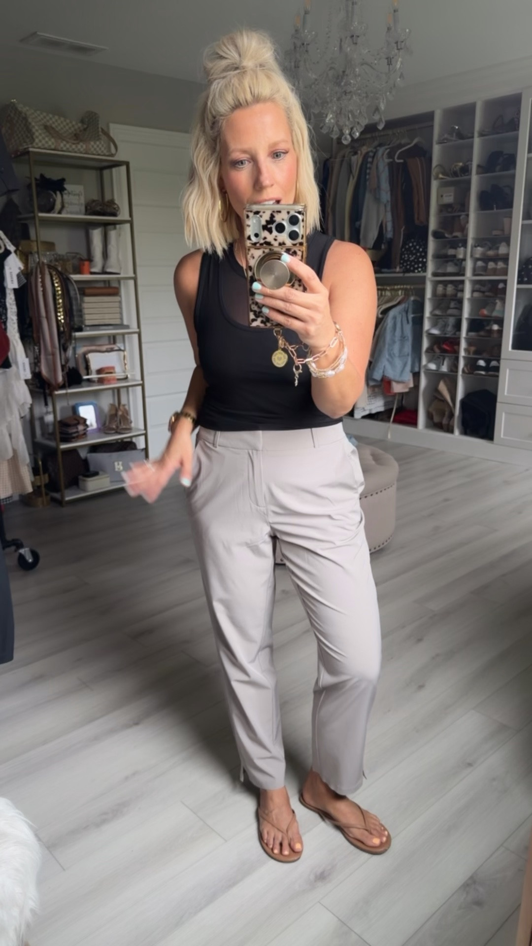 These pants are amazing!!!!! They are actually listed as golf pants but would make amazing pants for work! So comfy and feel like athletic pants but look like dress pants!!!
⬇️⬇️⬇️
Tank small
Pants small

#LTKActive #LTKfitnessgoals #LTKootd