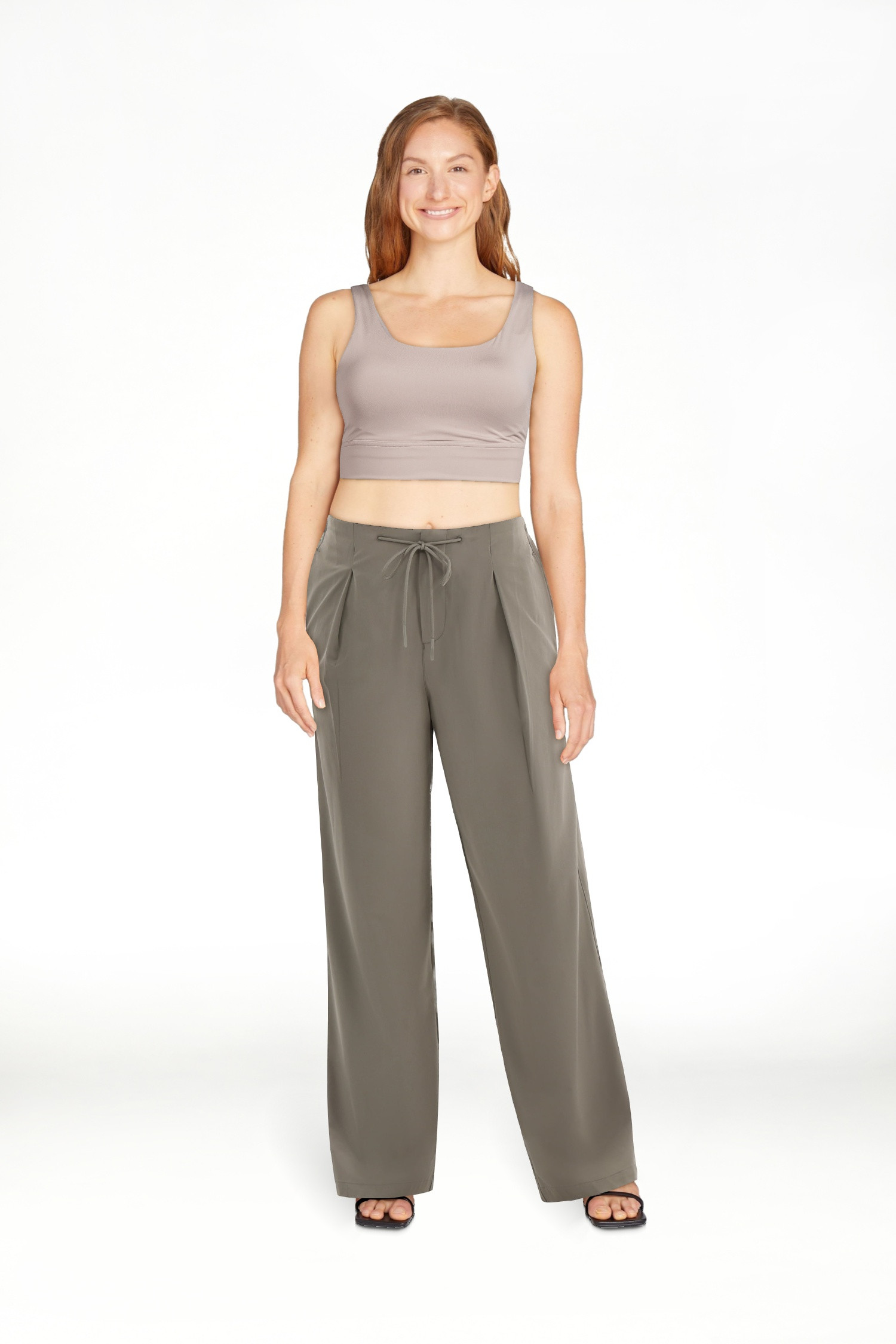 Avia Women's FeatherStretch Pleated Trousers, Sizes XS-XXXL | Walmart (US)
