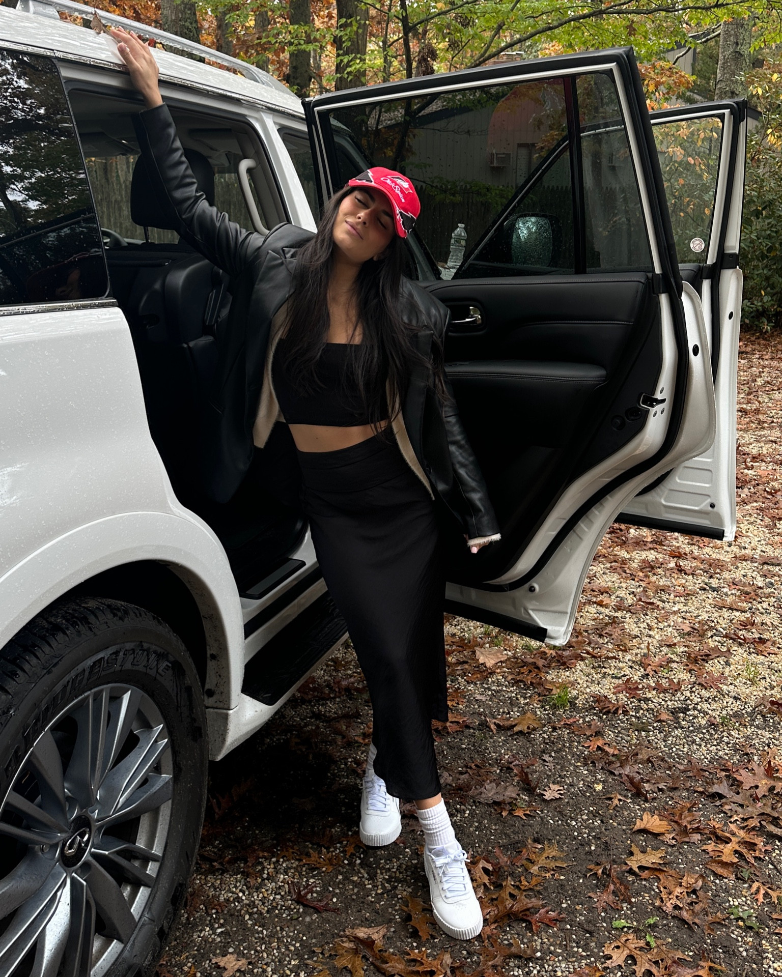 Winter outfit! How I’ve been styling my long satin skirt this winter. I linked other Abercrombie sale too - I’m stocking up on all my essentials (usually white, nude & black)! I can’t believe they’re 40% off and so many sizes available  

#LTKsalealert #LTKSeasonal #LTKstyletip