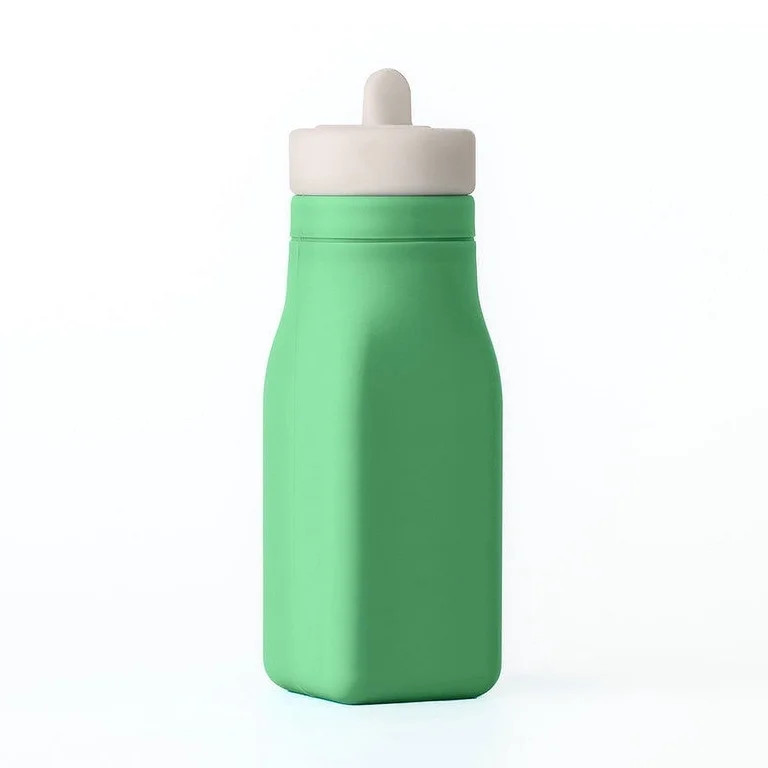 OmieBottle for OmieBox - Silicone liquid hydration accessory with straw - Green - Walmart.com | Walmart (US)