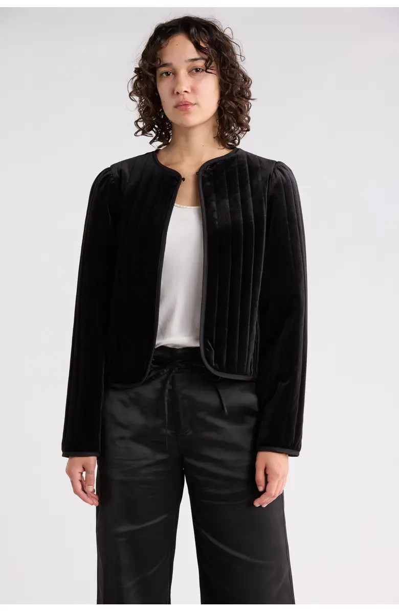 Sanctuary Quilted Velvet Jacket | Nordstromrack | Nordstrom Rack