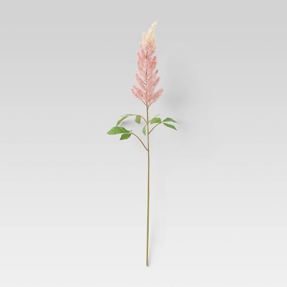 28" Artificial Astilbe Stem Pink - Threshold™ | Target