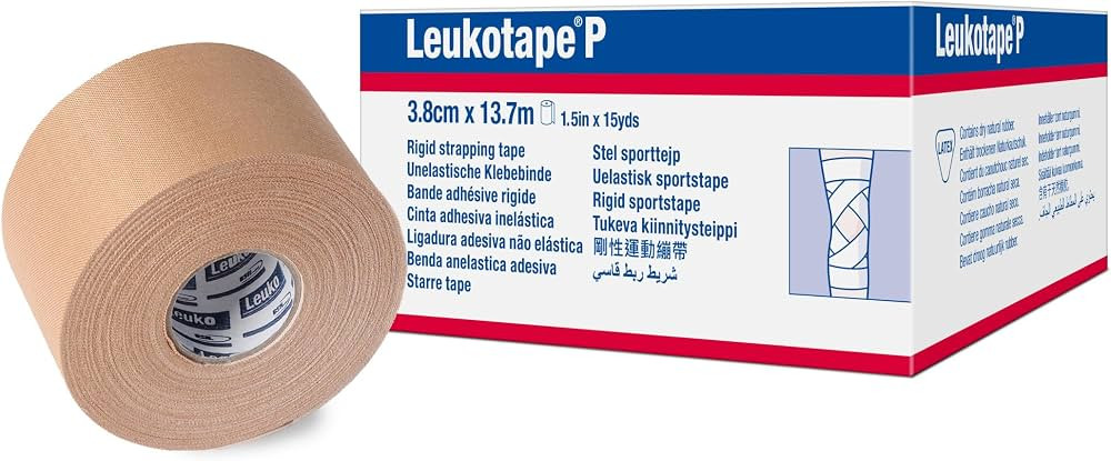 Leukotape P Adhesive Strapping Tape – for Sports Injuries, Strains and Sprains - 1.5 in x 15 yd... | Amazon (US)