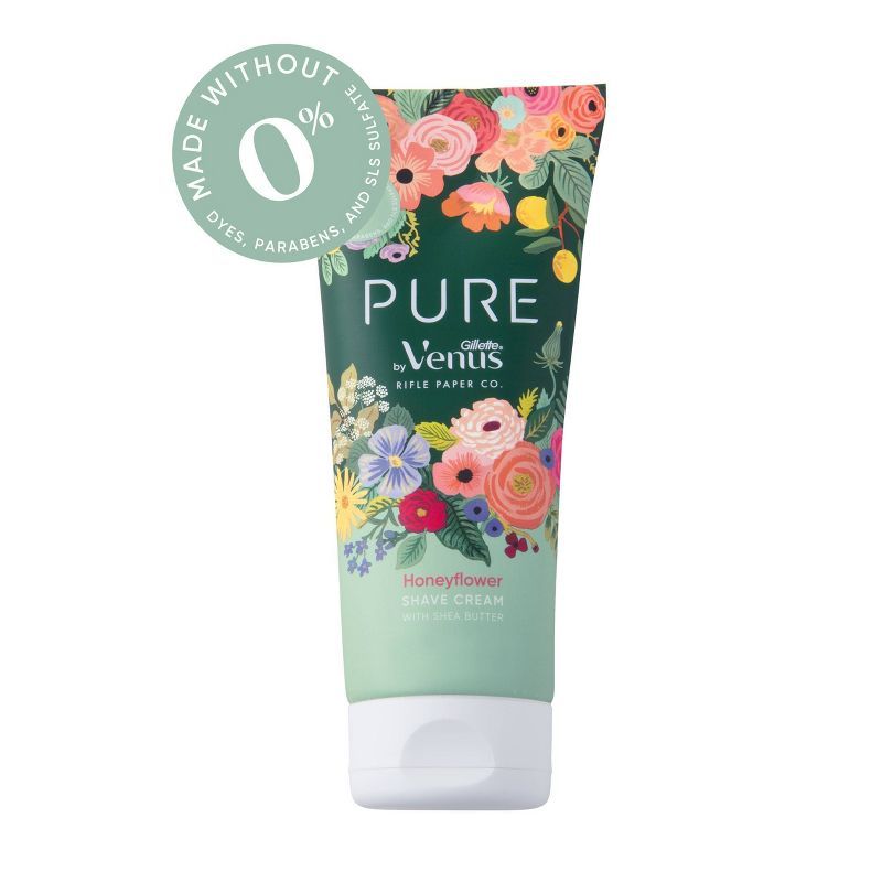 Rifle Paper Co. + Venus Pure Honeyflower Shave Cream - 6oz | Target