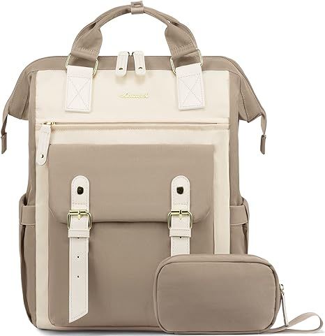 LOVEVOOK 15.6 inch Laptop Backpack for Women, Teacher Nurse Work Travel Backpacks Purse,Computer ... | Amazon (US)