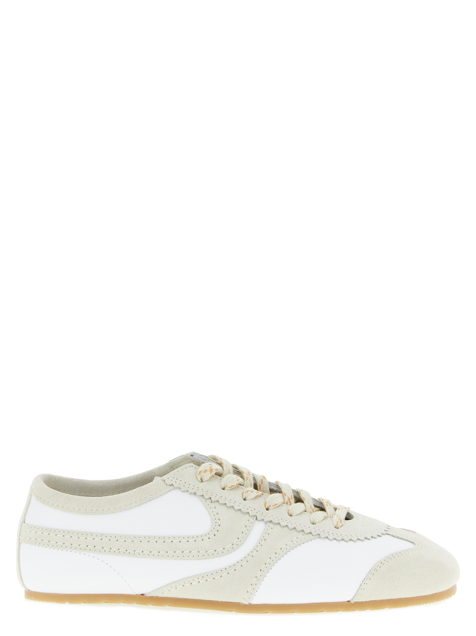 Dries Van Noten Leather and suede sneakers Beige Cow Calf - Men | Italist.com US