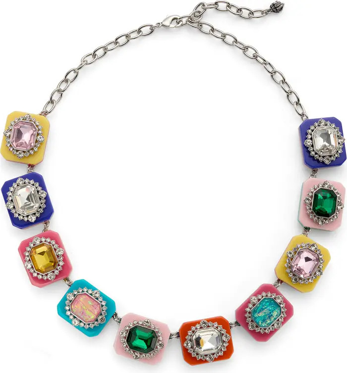 Crystal Resin Square Collar Necklace | Nordstrom Rack
