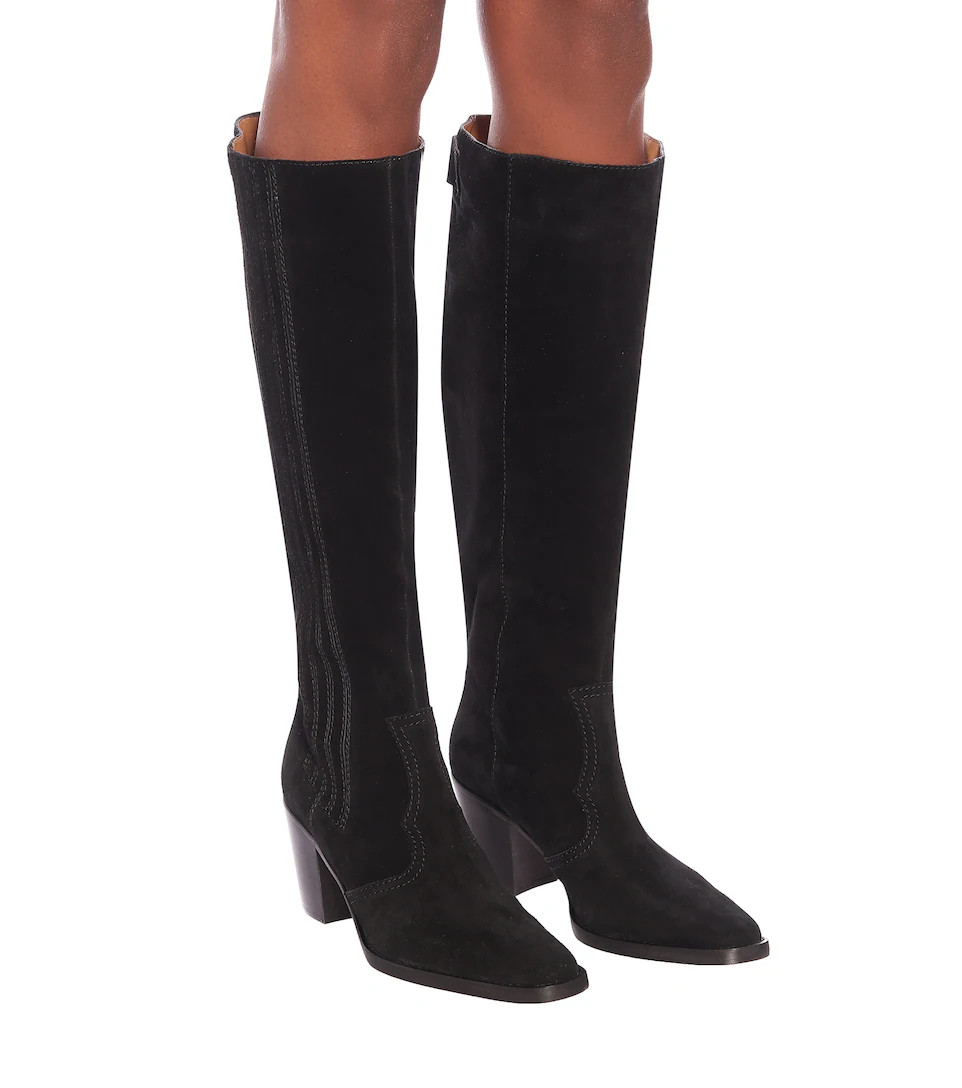 Western knee-high suede boots | Mytheresa (DACH)