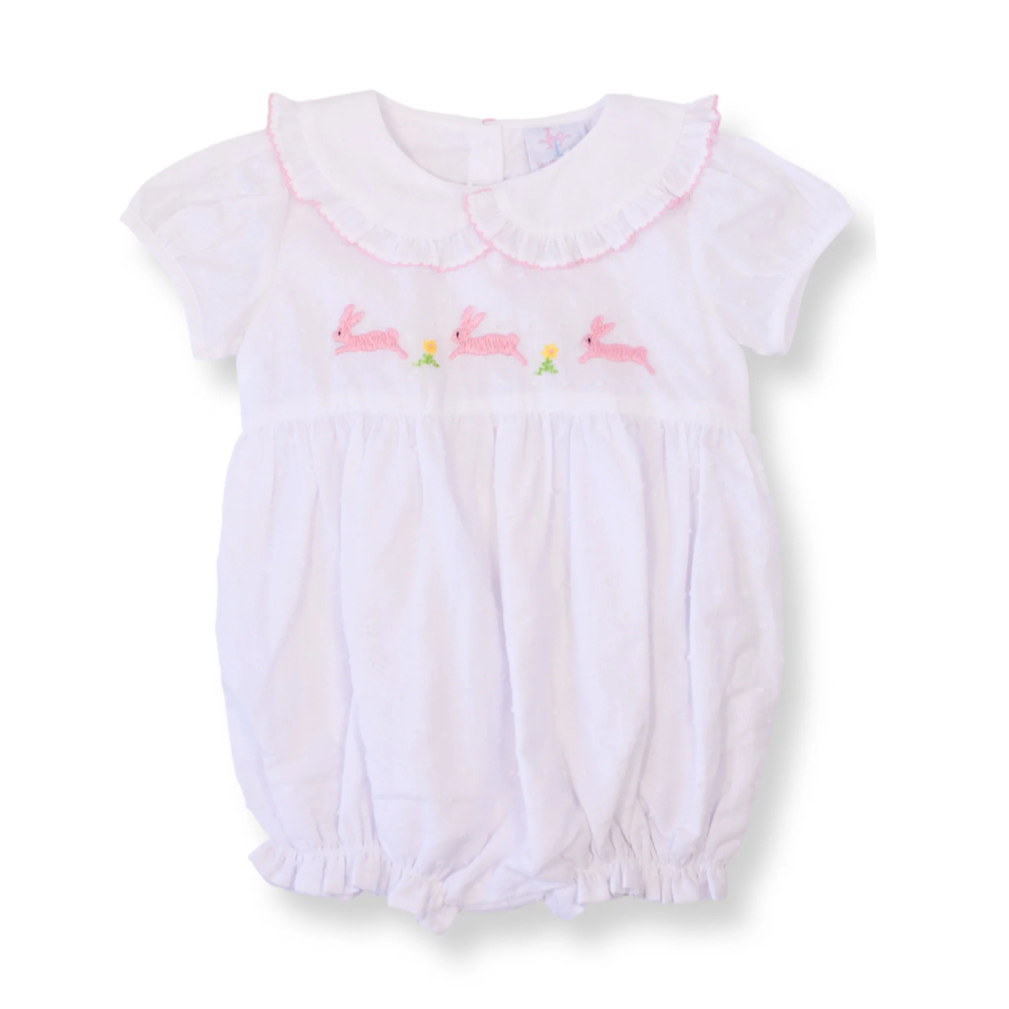 PRE-ORDER Brynn Bunny Smocked Bubble | Lillie & Lilah
