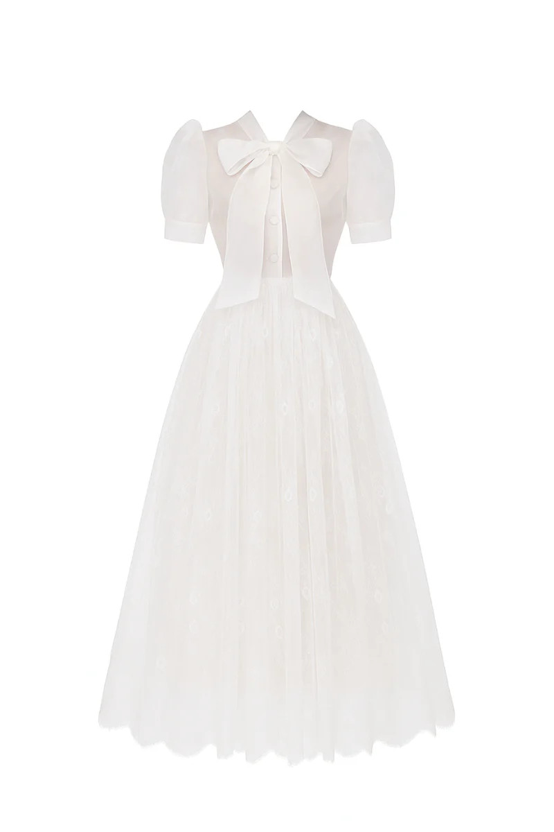 ILLEN DRESS | White Plan | CULT MIA | CULT MIA UK LTD