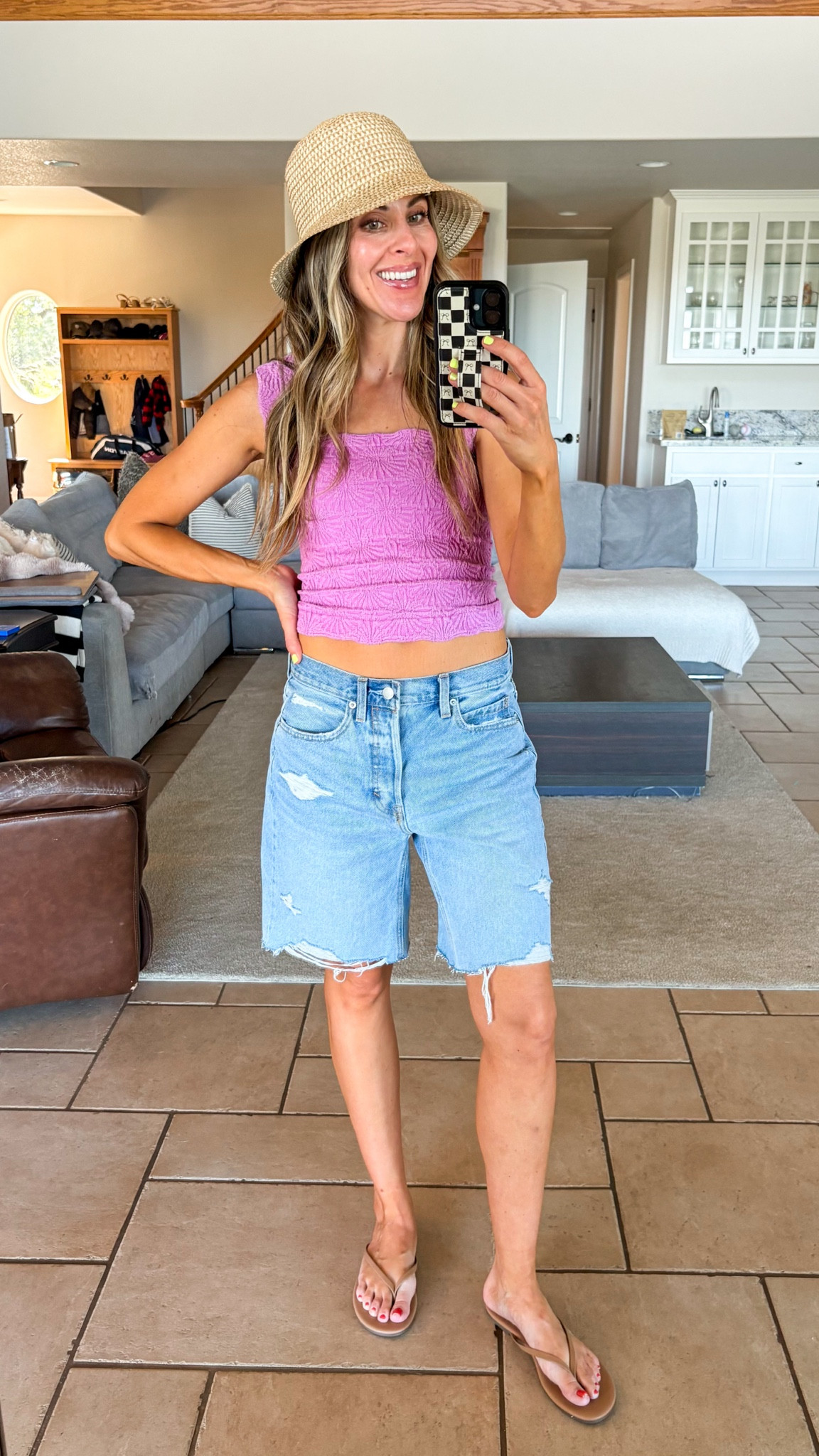 Completely an utterly obsessed with these shorts and I can’t stop wearing these. I almost bought a pair from Madewell that were $88 but found these on a whim at target for $30. I sized up to a four and the fit is perfect for that effortless cool mom style. comment NEED for the details to shop.

Target style target shorts, mom shorts long shorts, shorts jorts millennial, mom, style, millennial, mom, fashion

Follow my LTK @happilynataliexo on the @shop.LTK app to view this post and get my exclusive app-only content!

#liketkit 
@shop.ltk
https://liketk.it/6drdI
