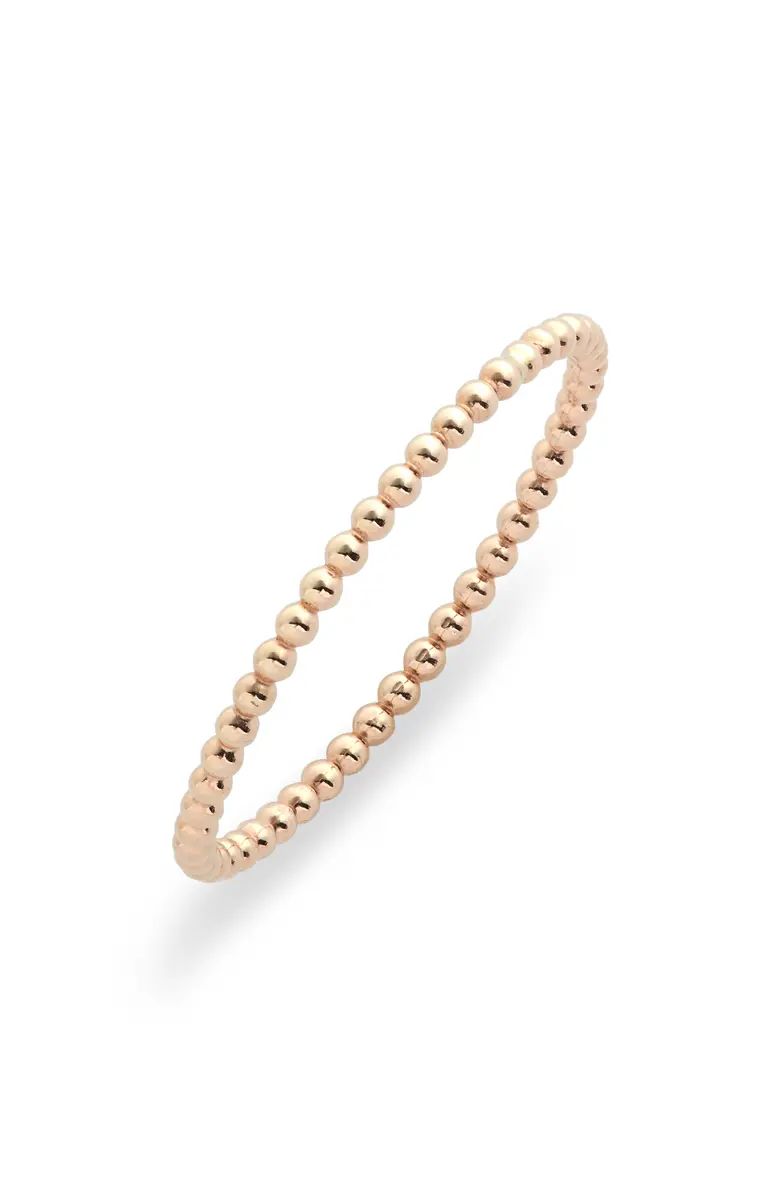 Poppy Finch 14K Gold Bead Ring | Nordstrom | Nordstrom