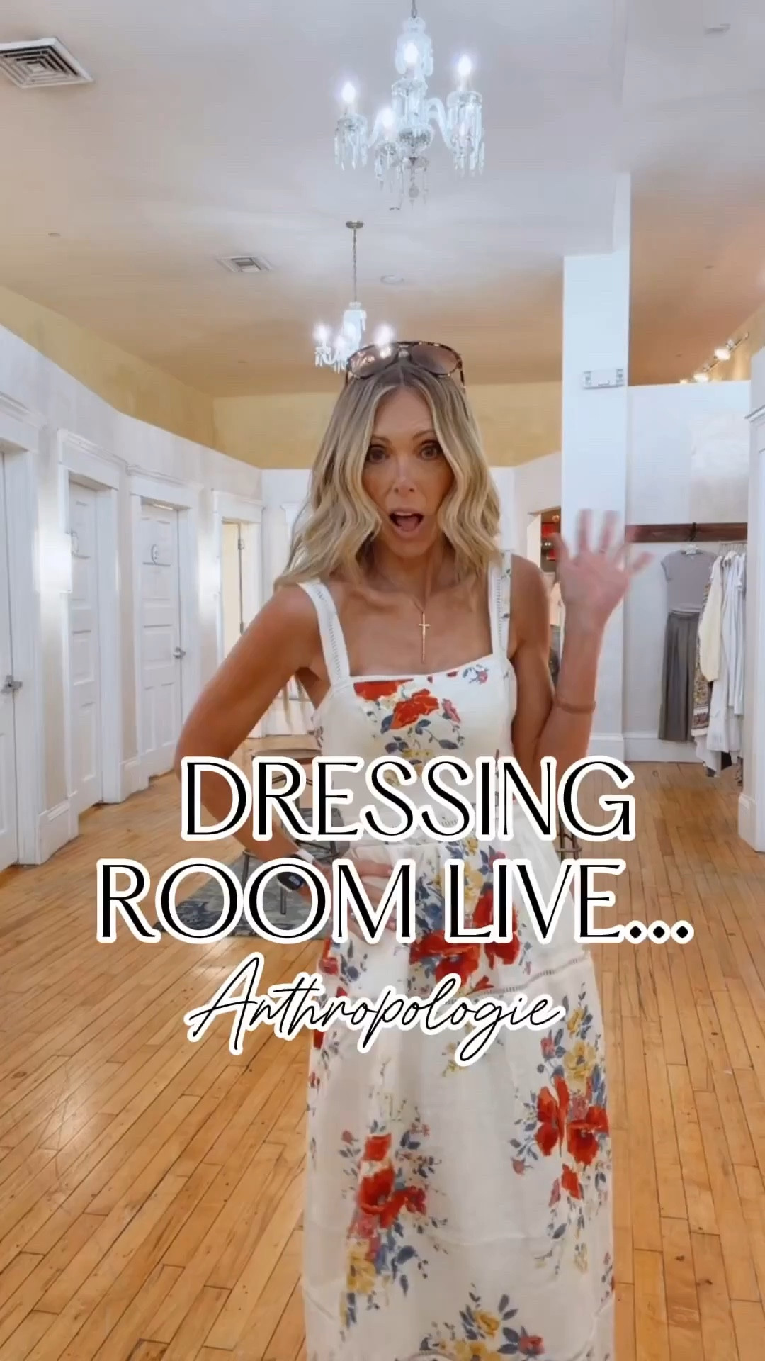 Join me for a dressing room live in Anthropologie during their limited time sale! Get $50 off $150, $100 off $300, and $150 off $500 🤍✨ Whether you're looking for a special event dress, perfect pair of white jeans or casual outfits for early summer, I had an hour to kill in Anthro and found some options @Anthropologie 

#LTKgrwm #LTKmomlife #LTKootd