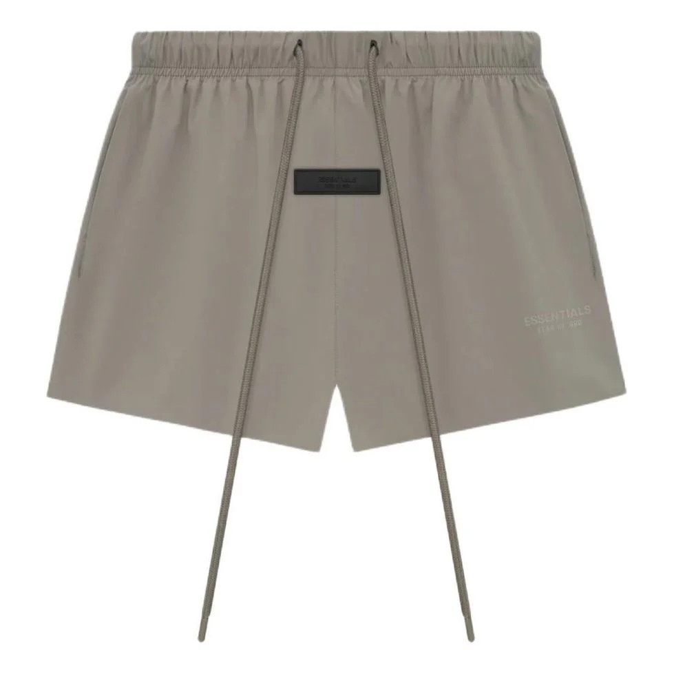 Fear of God Essentials SS24 Nylon Running Short 'Dust' | KICKS CREW