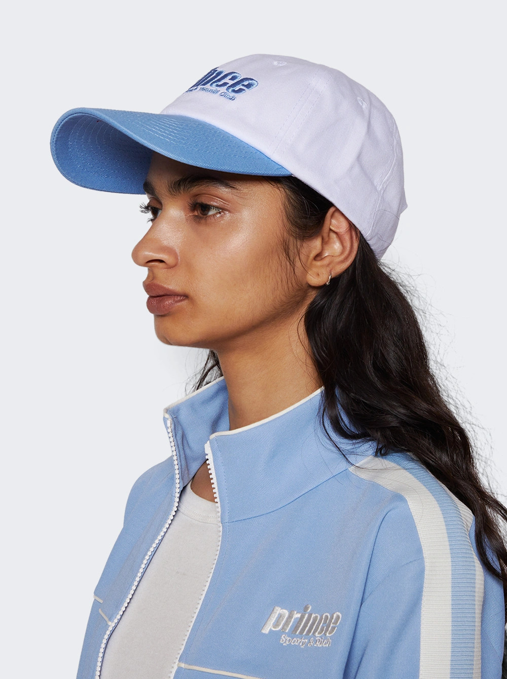 Prince Sporty Hat White And Bel Air Blue | The Webster