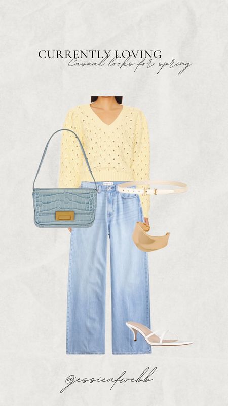 Spring outfit inspo! Light yellow and light blue 🥰 a gorgeous combo!

#LTKstyletip #LTKfindsunder100 #LTKSeasonal