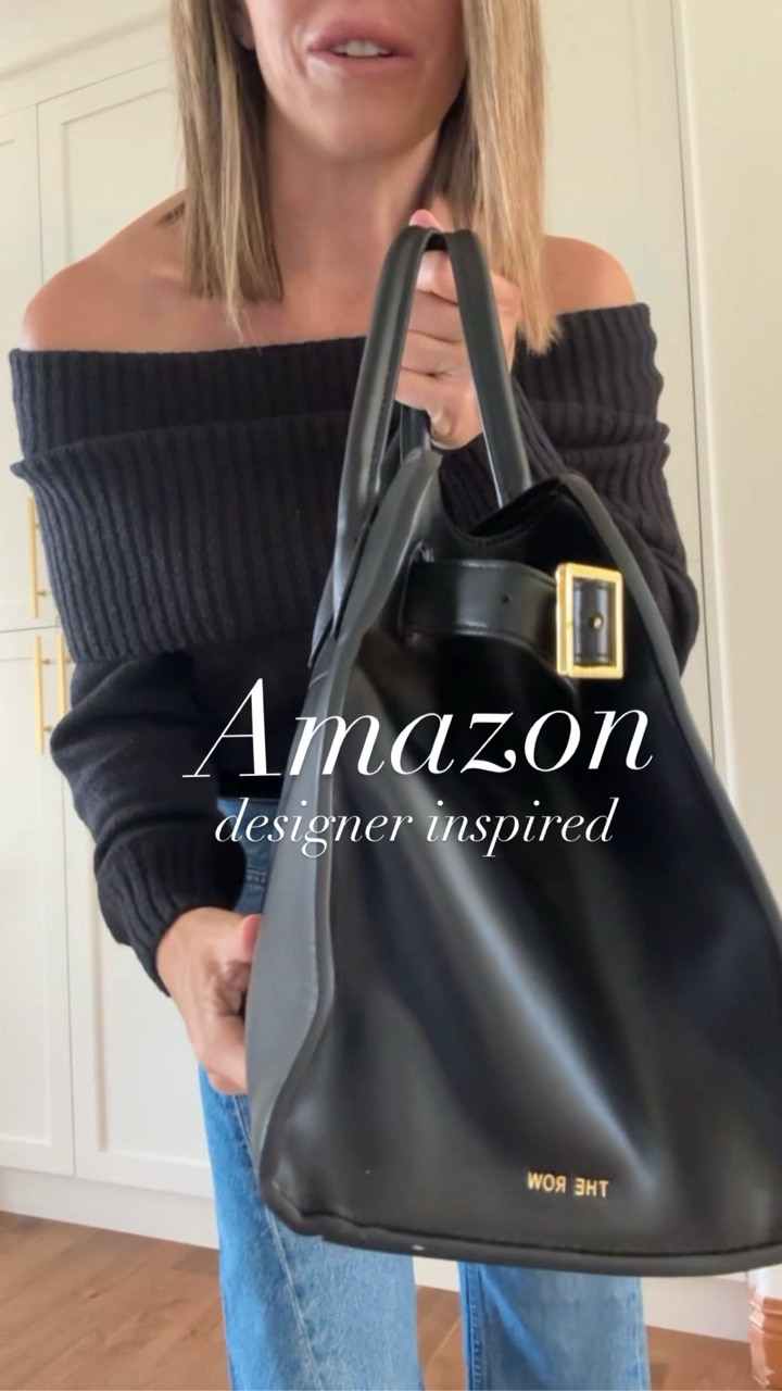 Amazon bag looks like the Row Margaux 
This is the size large 

#LTKItBag #LTKFindsUnder100