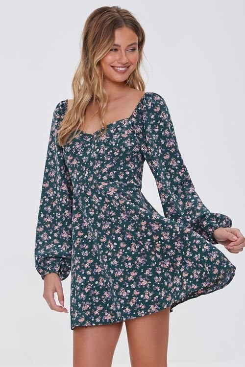 Floral Print Mini Dress | Forever 21 (US)