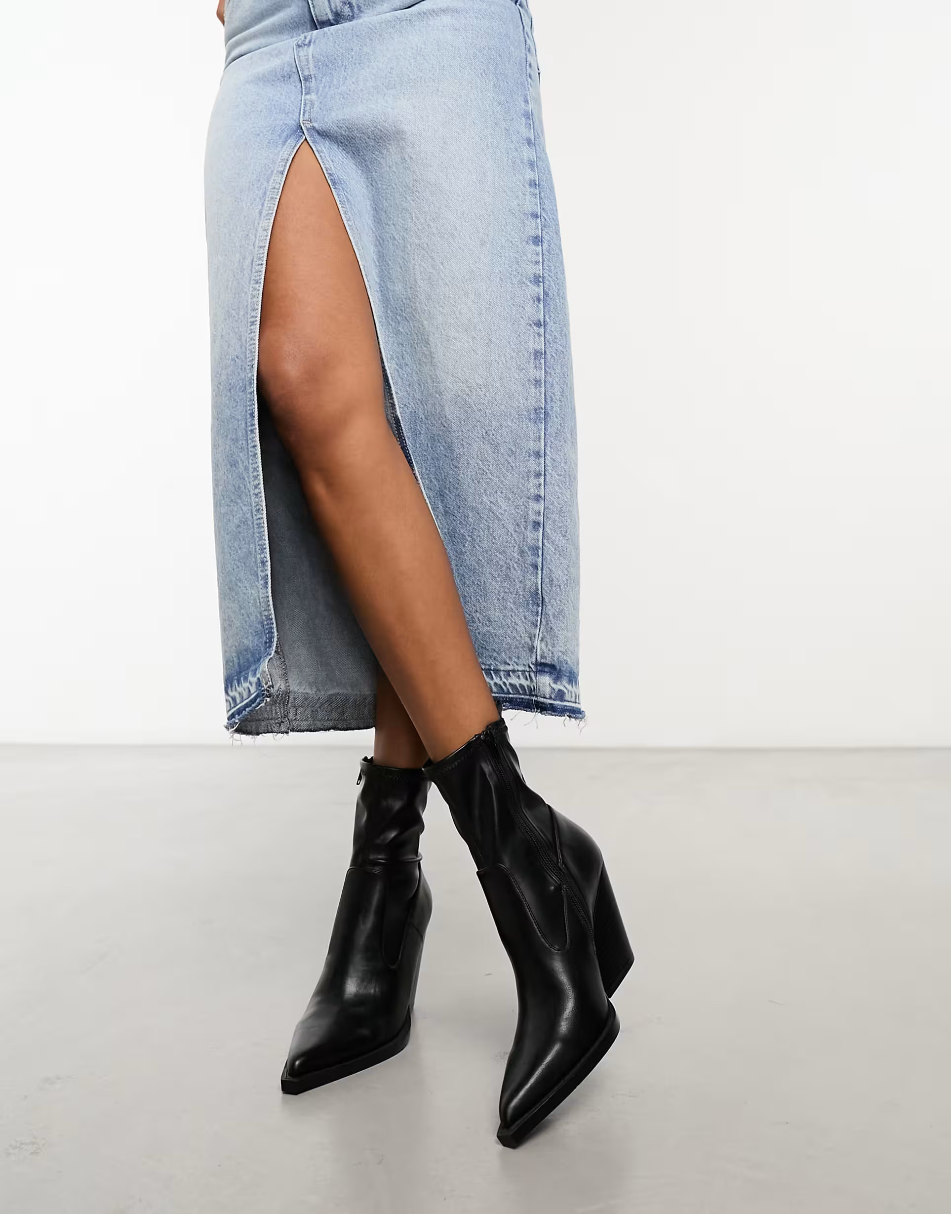 ASOS DESIGN Rodeo western sock boots in black | ASOS | ASOS (Global)