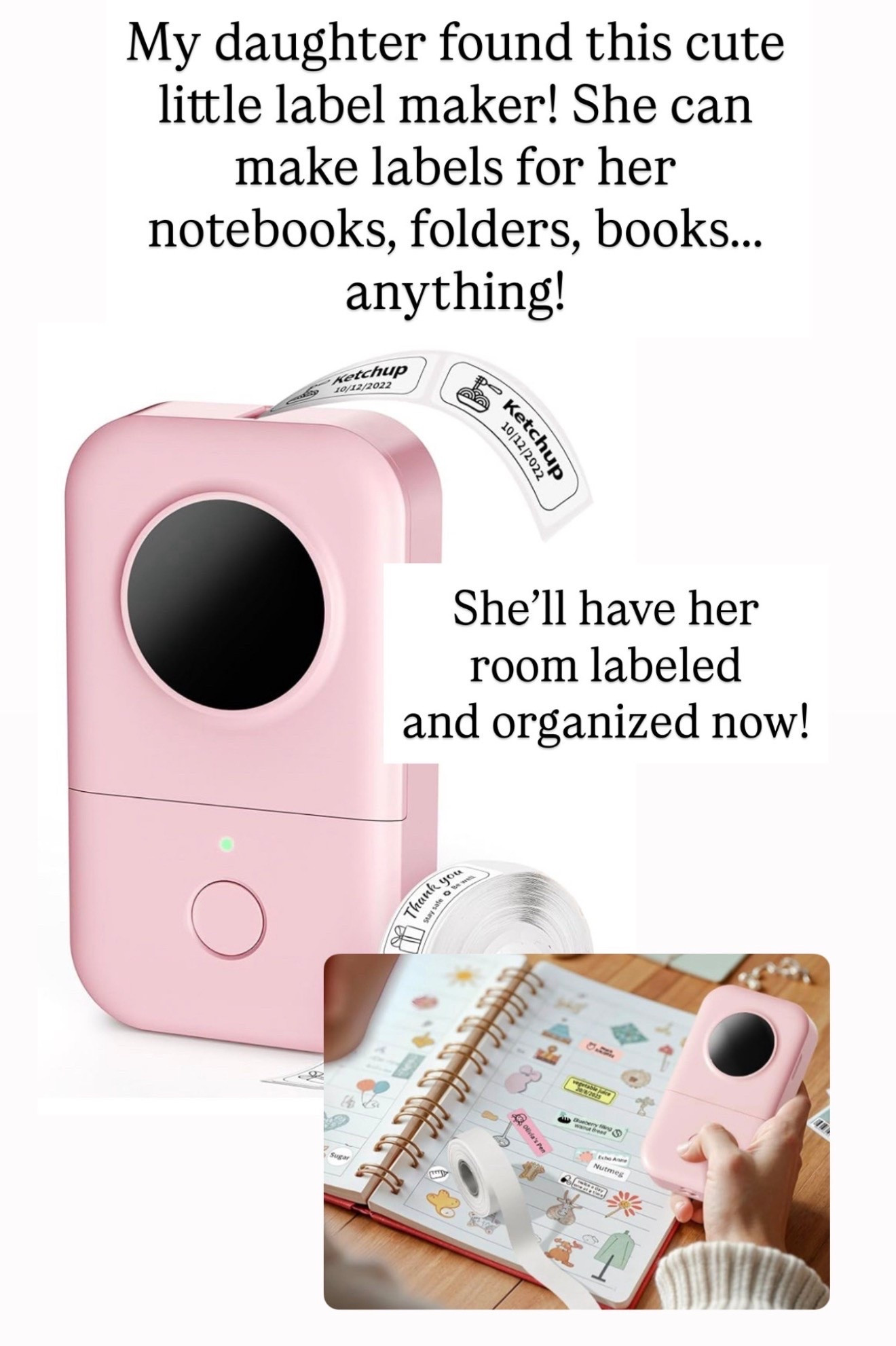 Cutest label maker

#LTKKids